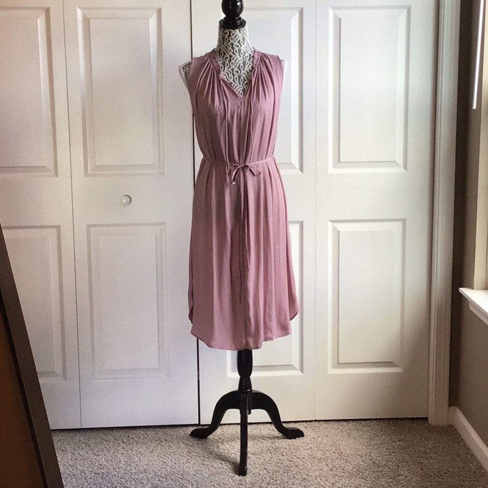 Loft Sleeveless Midi Dress